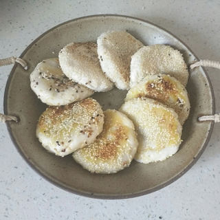 糯米豆沙饼
