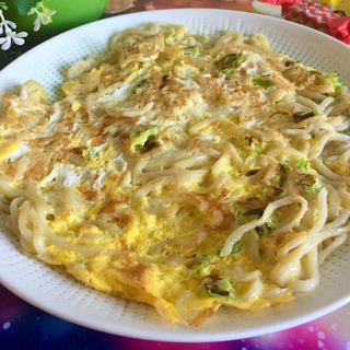 “家常饼”面条蛋饼