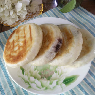 发面豆沙饼