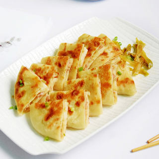 榨菜鲜肉烙饼