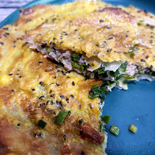 烤手抓饼版馅饼
