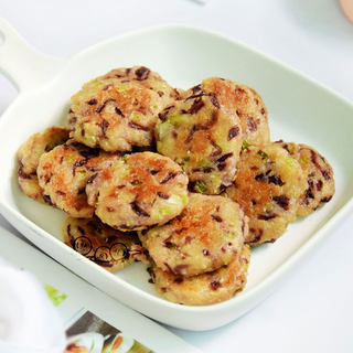 椰菜豆渣饼