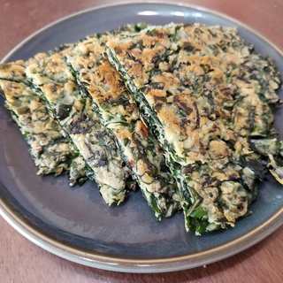 紫苏叶鸡蛋煎饼