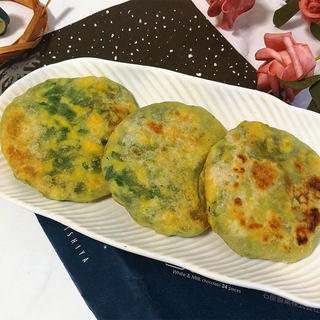 韭菜鸡蛋豆腐馅饼