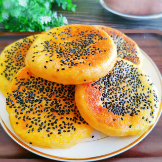 红薯豆沙饼