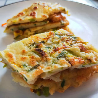 南瓜花煎饼