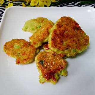 蔬菜鸡肉饼
