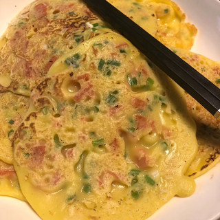 火腿鸡蛋饼
