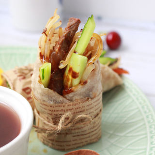 牛肉杂粮卷饼