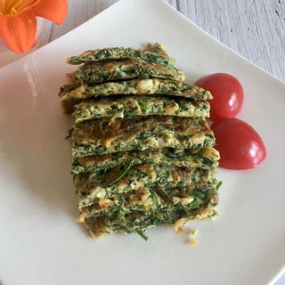 “野菜”艾香蛋饼