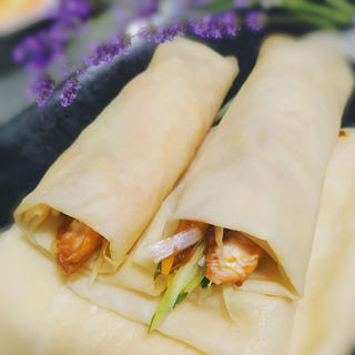 土豆丝黄瓜卷薄饼