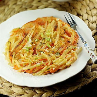 胡萝卜土豆丝饼