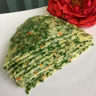 野葱蛋饼