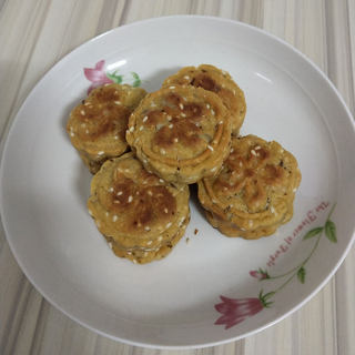 核桃芝麻饼(电饼铛版)