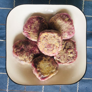 简易版紫薯饼