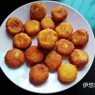 红薯豆沙饼