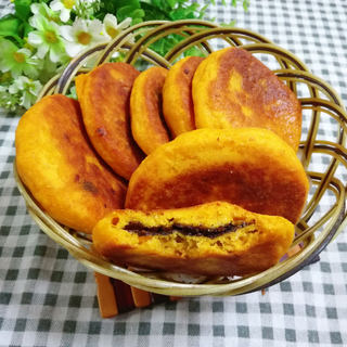 南瓜黑芝麻糖饼