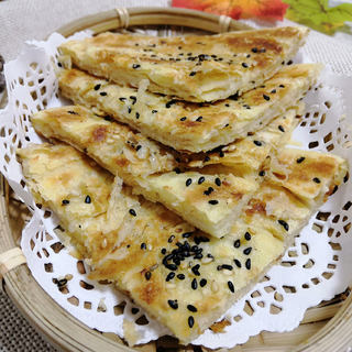 发面酥香花生酱饼