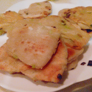 第一次做的葱油饼