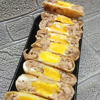 鸡蛋肉饼