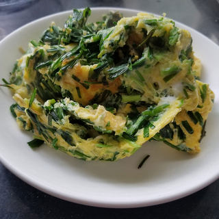 韭菜蛋饼