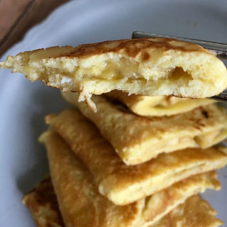 “面食”香蕉夹心蛋饼