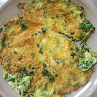 韭菜蛋饼