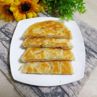 全麦发面葱油饼