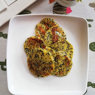 酸奶芝麻饼