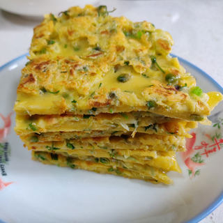槐花鸡蛋饼
