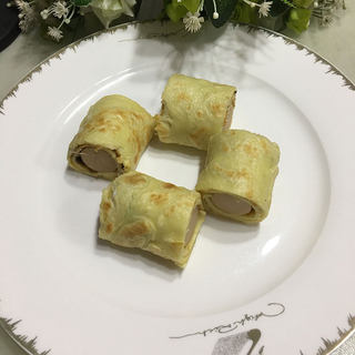 香肠鸡蛋卷