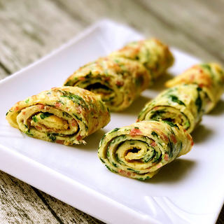 菠菜蛋饼