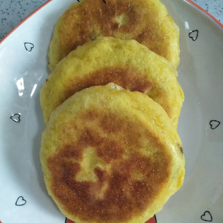 南瓜汁发面红糖饼