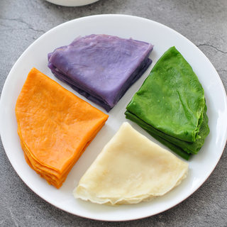 彩色薄饼