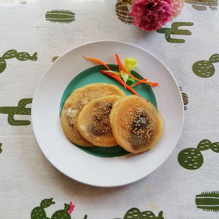 豆沙糯米饼