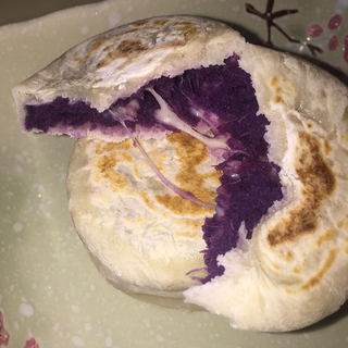 紫薯芝士饼