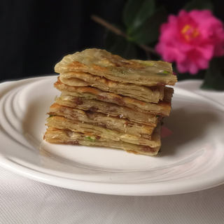 牛肉葱油千层饼