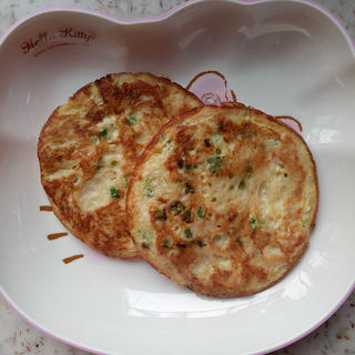 儿童挂面鸡蛋饼