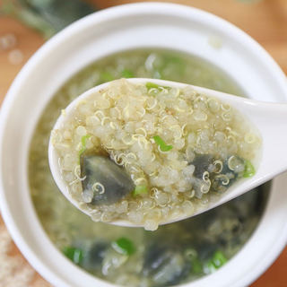 藜麦皮蛋粥
