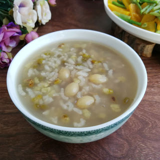 绿豆扁豆粥