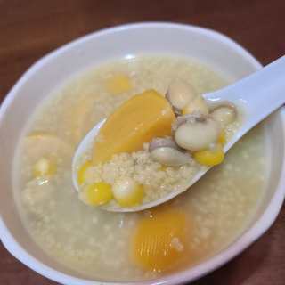 蔓菁眉豆小米粥