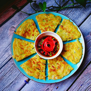 嫩南瓜煎饼