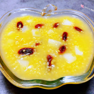 葡萄干山药小米粥