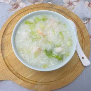 虾仁芹菜粥
