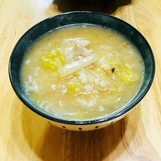 家常鸡肉蔬菜粥