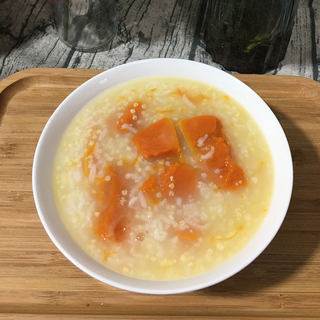 南瓜双米粥