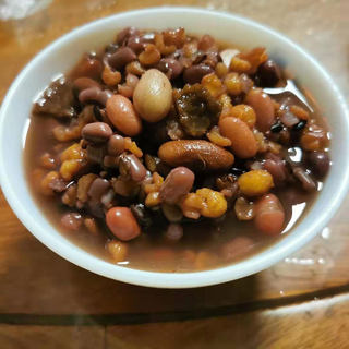 杂豆黑米粥