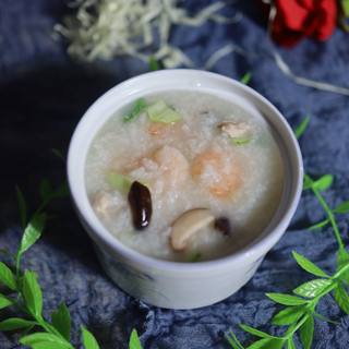 香菇虾仁瘦肉粥