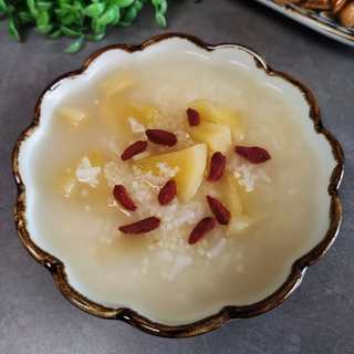 苹果小米粥