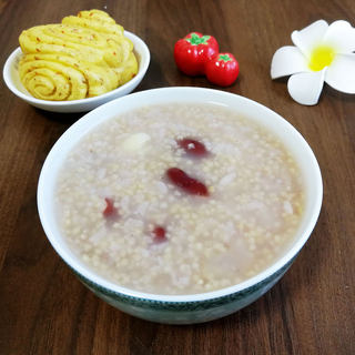 莲子红豆二米粥